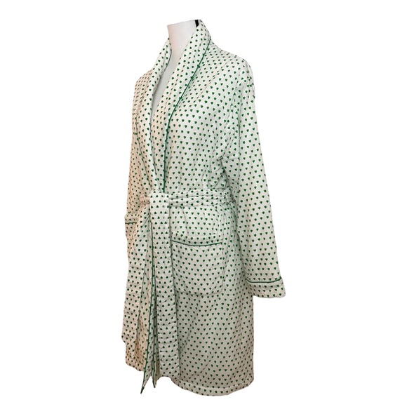 Roller Rabbit Robe with Green Heart Print - Picture 2 of 13